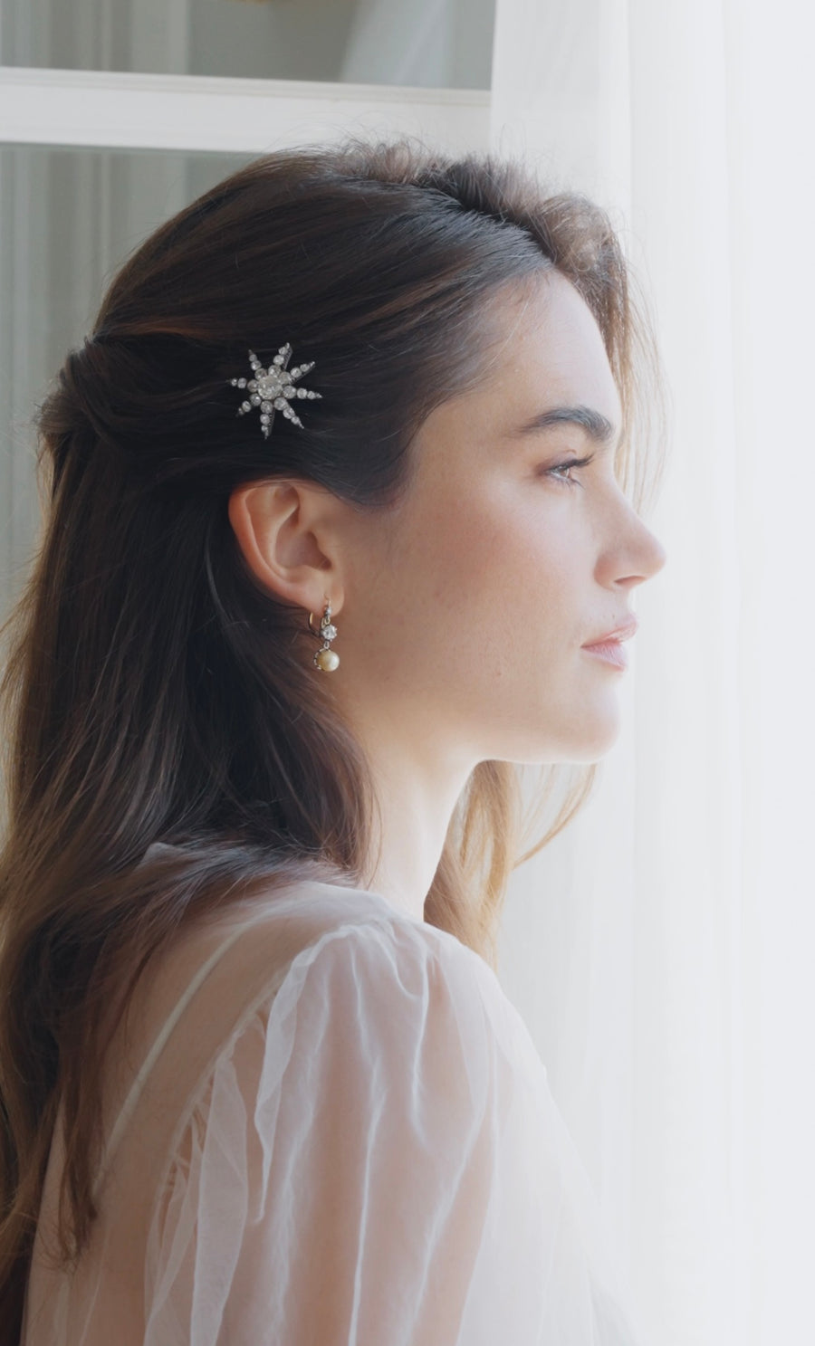 Antique star hair pick - Penelope Gallery