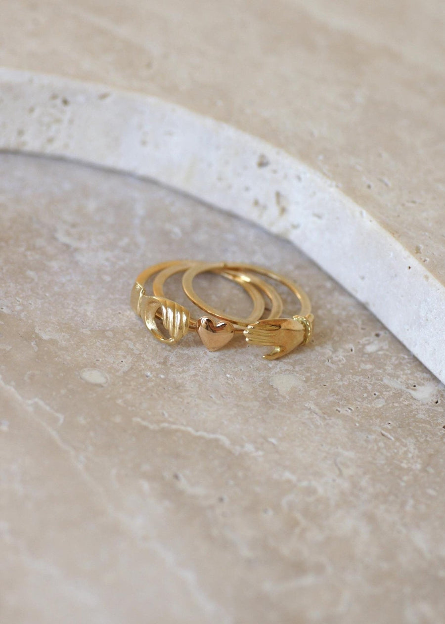 Yellow Gold Fédé Faith Ring - Galerie Pénélope