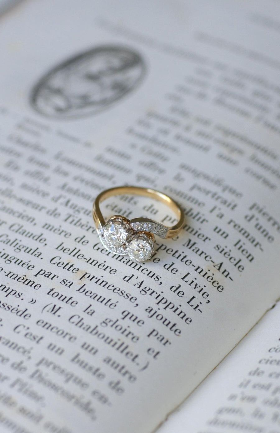 Toi et Moi Diamond Ring 1.25 Cts - Galerie Pénélope