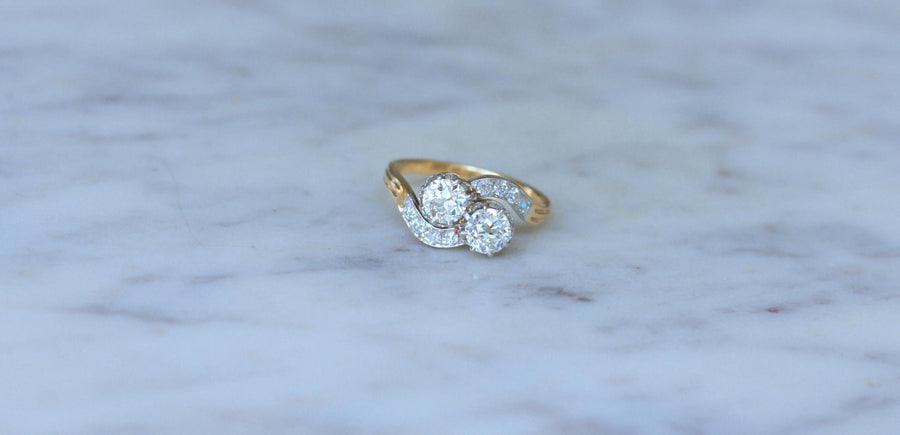 Toi et Moi Diamond Ring 1.25 Cts - Galerie Pénélope
