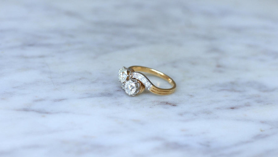 Toi et Moi Diamond Ring 1.25 Cts - Galerie Pénélope