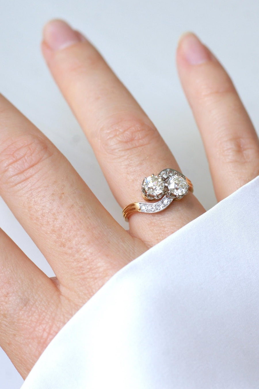 Toi et Moi Diamond Ring 1.25 Cts - Galerie Pénélope