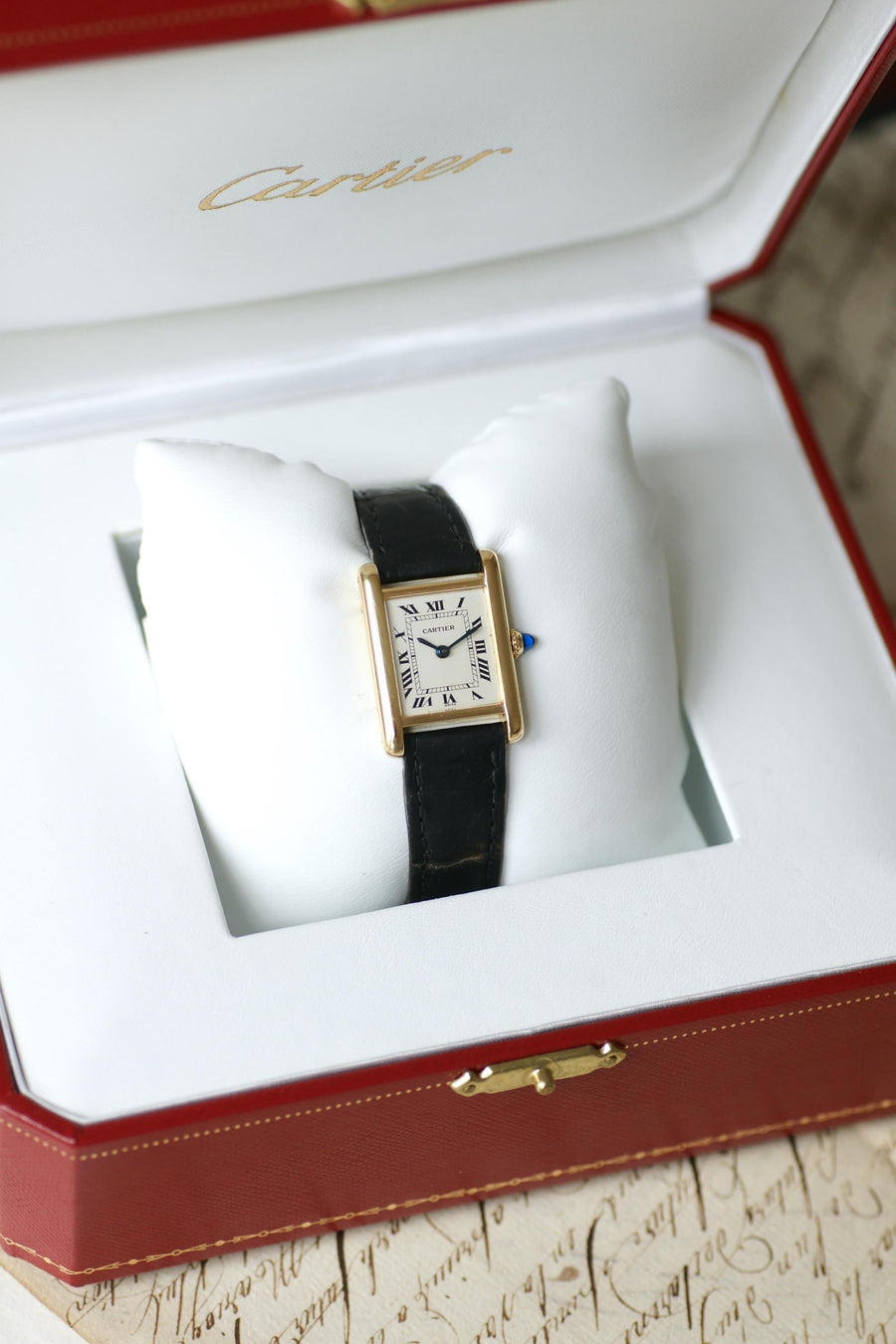 Cartier Tank Louis Cartier Yellow Gold Watch 78087