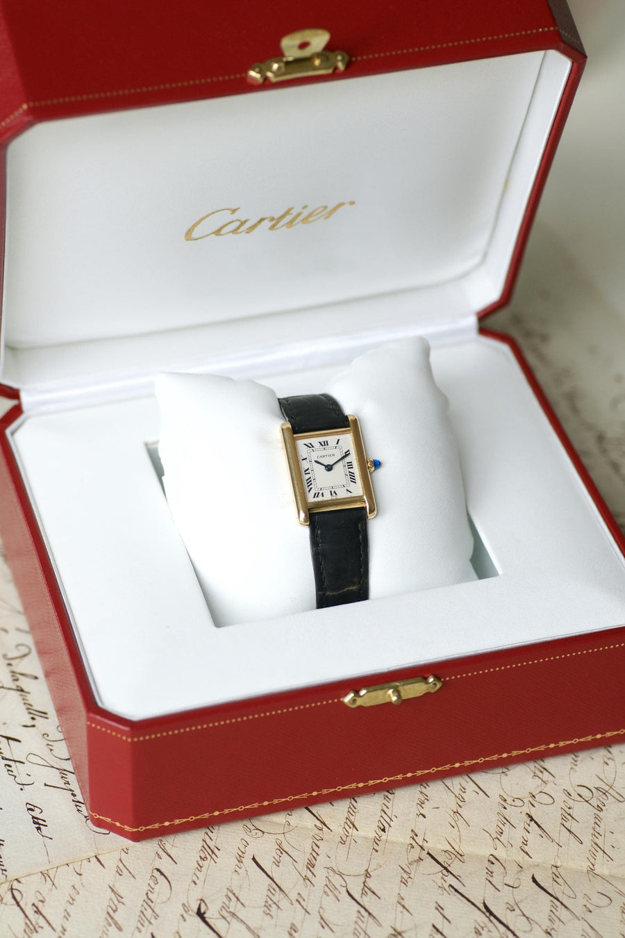 Cartier Tank Louis Cartier Yellow Gold Watch 78087