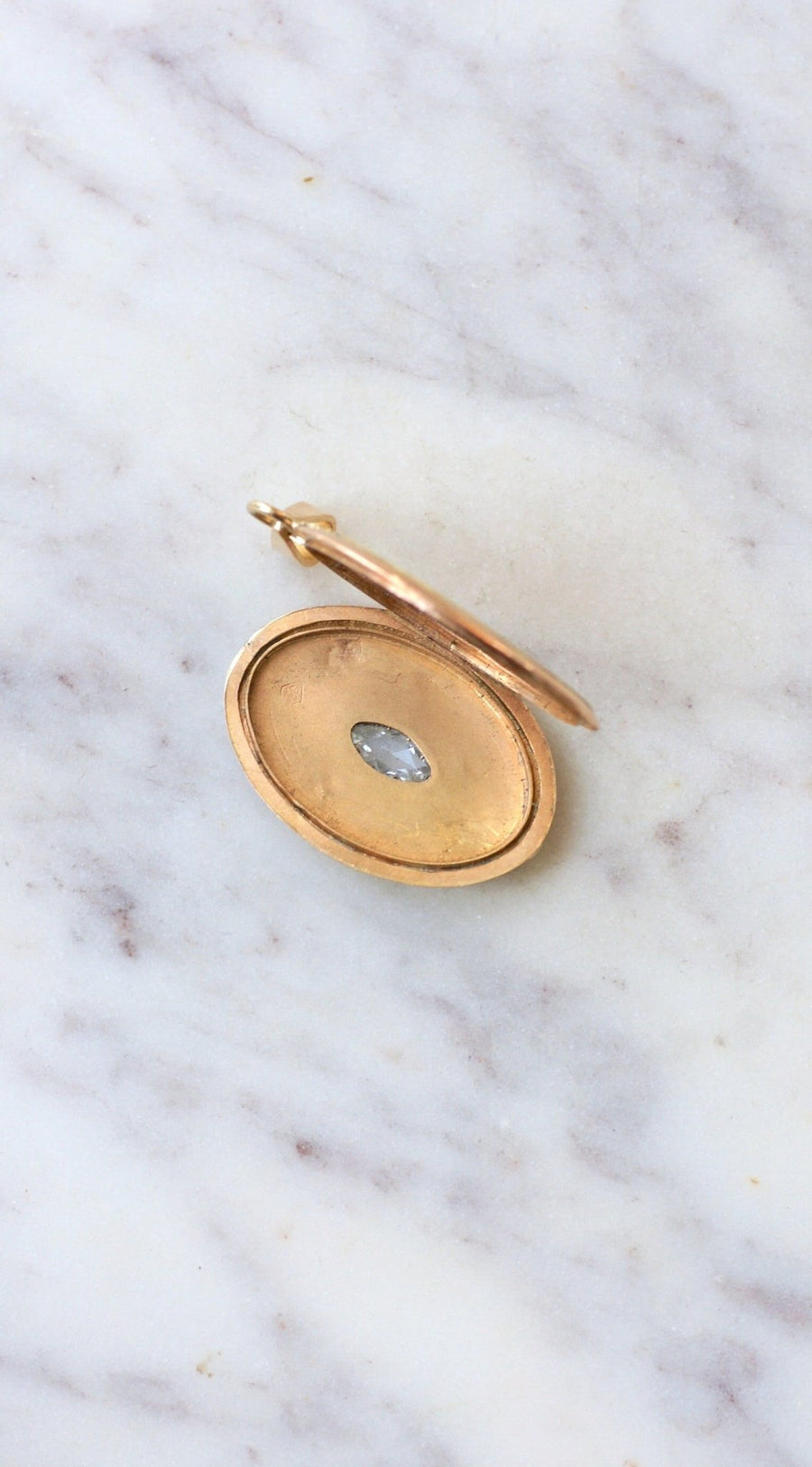 Pink-cut diamond opening medallion - Galerie Pénélope
