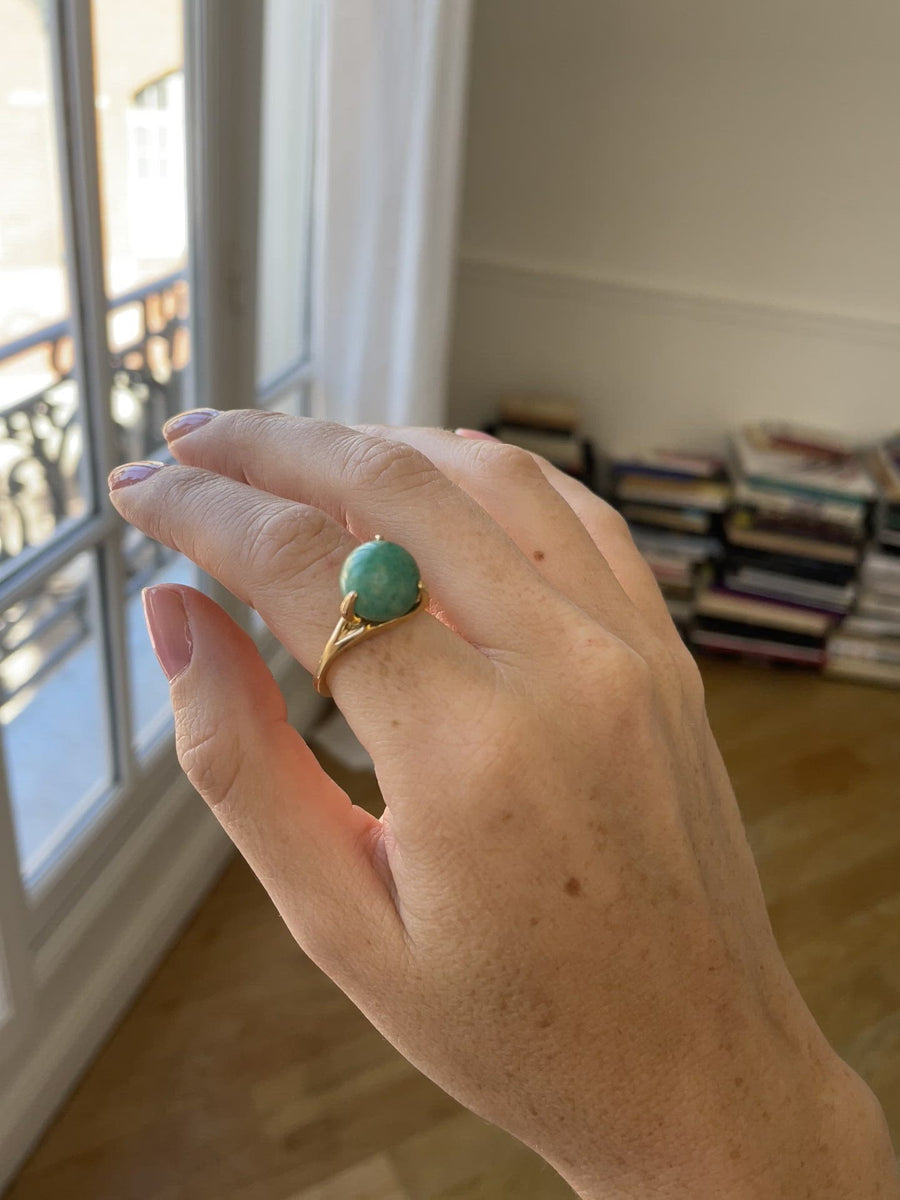 Vintage ring with interchangeable stones