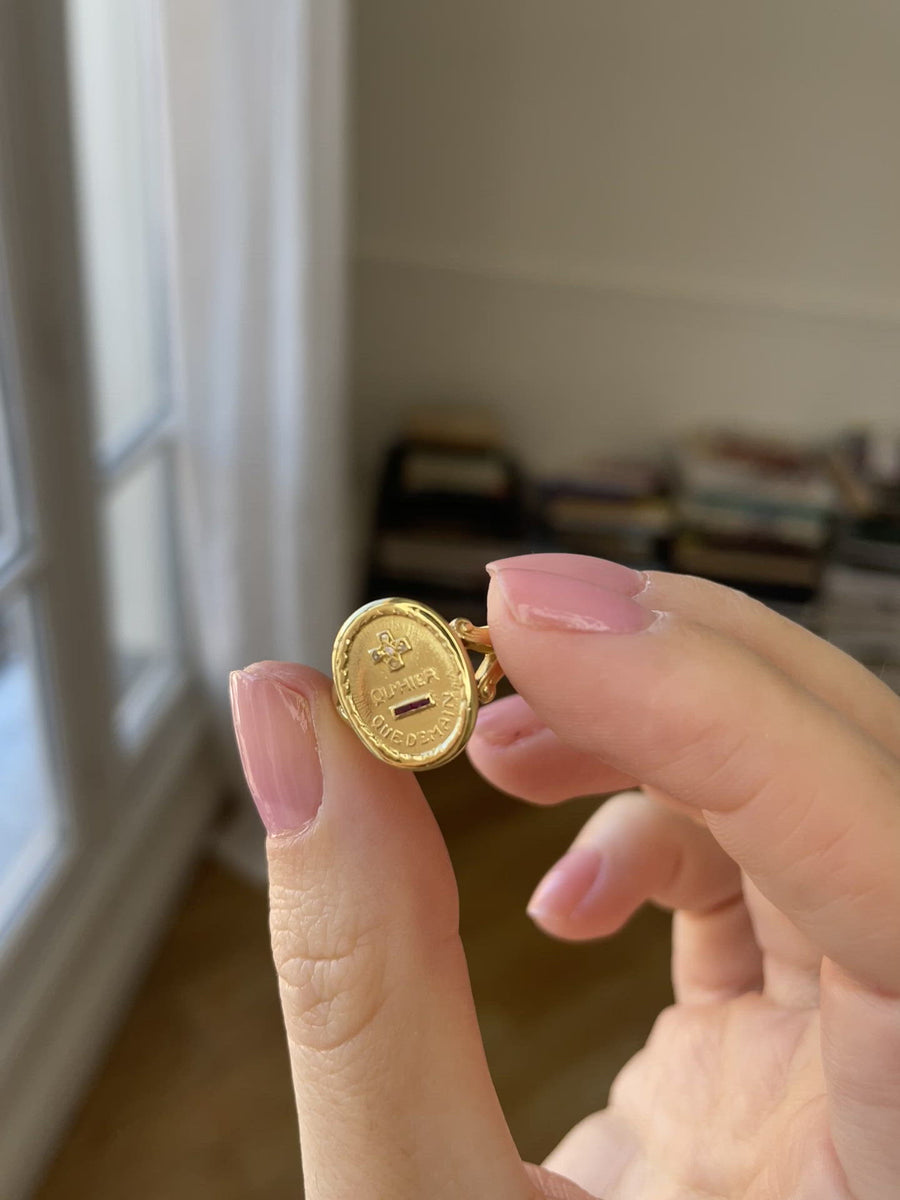 Antique ring A.AUGIS