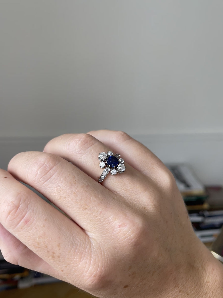 Belle Epoque sapphire & diamond ring