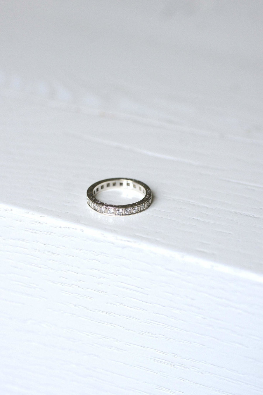 American Art Deco diamond wedding band - Penelope Gallery