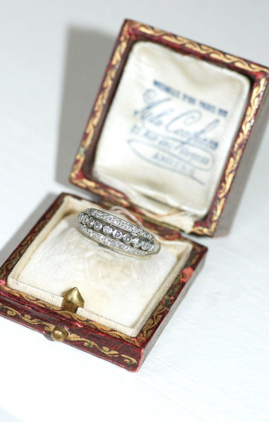 Art Deco Diamond Wedding Ring - Penelope Gallery