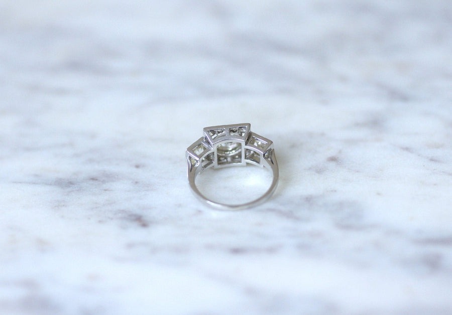 Art Deco 3 diamond ring - Penelope Gallery