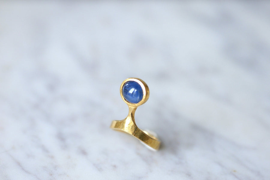 70s Burmese Sapphire Ring by Costanza - Penelope Gallery