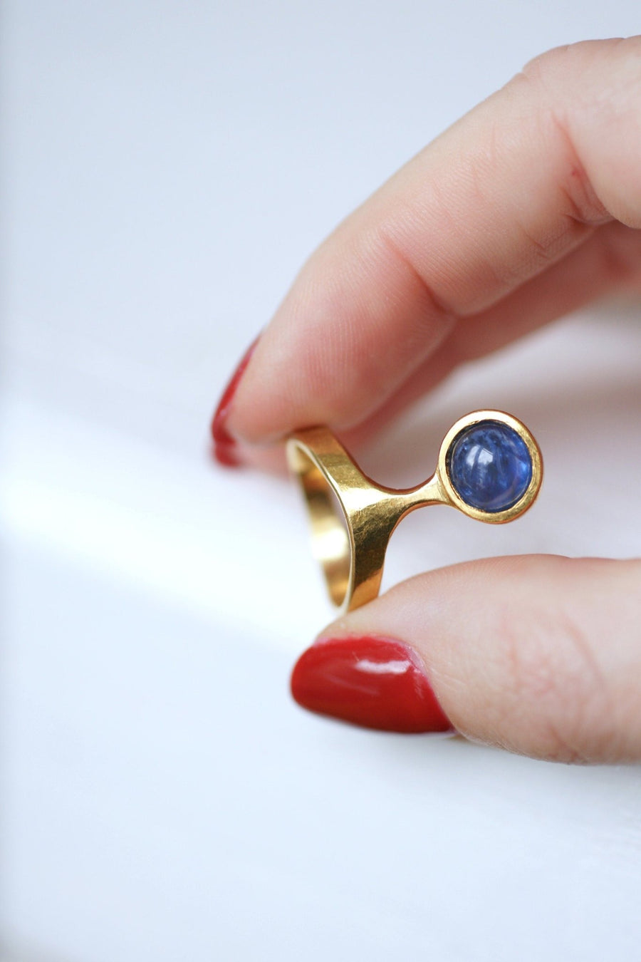 70s Burmese Sapphire Ring by Costanza - Penelope Gallery