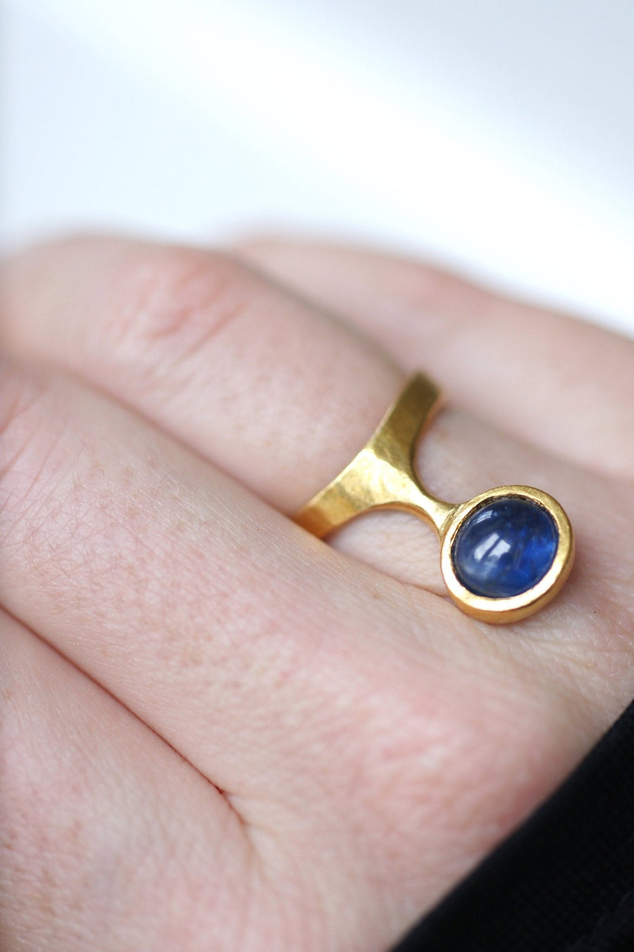 70s Burmese Sapphire Ring by Costanza - Penelope Gallery