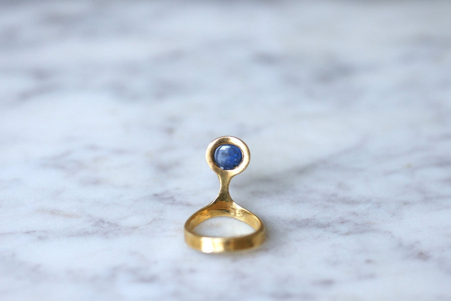 70s Burmese Sapphire Ring by Costanza - Penelope Gallery