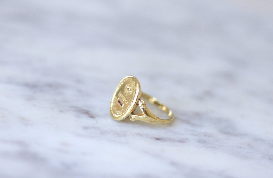 Antique ring A.AUGIS - Galerie Pénélope