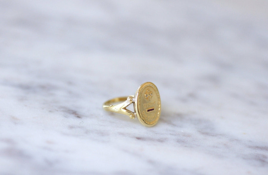 Antique ring A.AUGIS - Galerie Pénélope