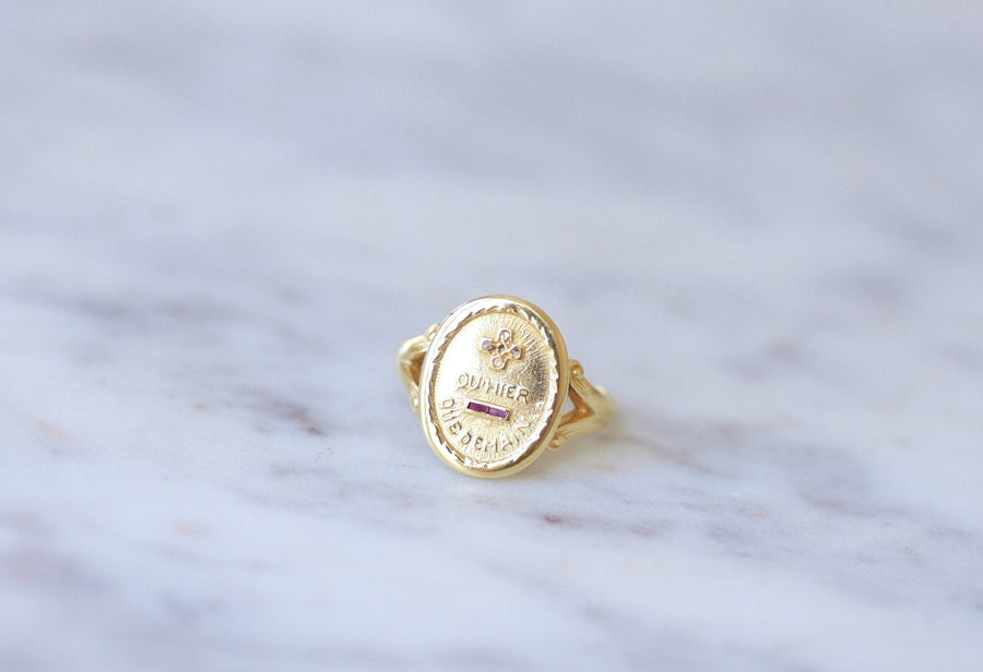 Antique ring A.AUGIS - Galerie Pénélope