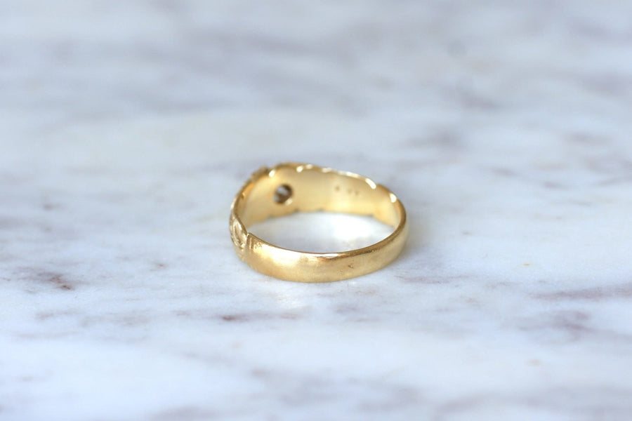 Antique wedding band diamond ring - Galerie Pénélope