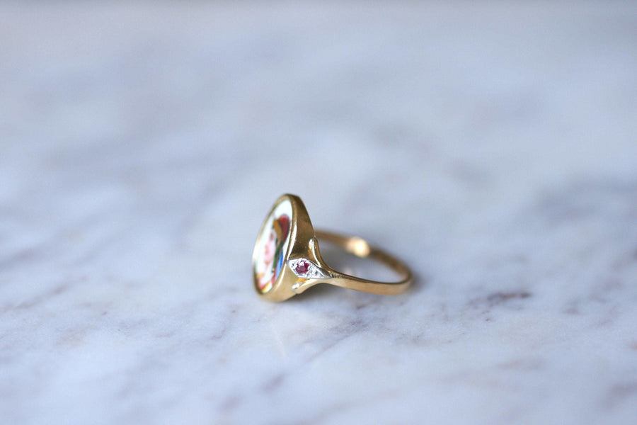 Egyptomania Art Deco Ring - Penelope Gallery