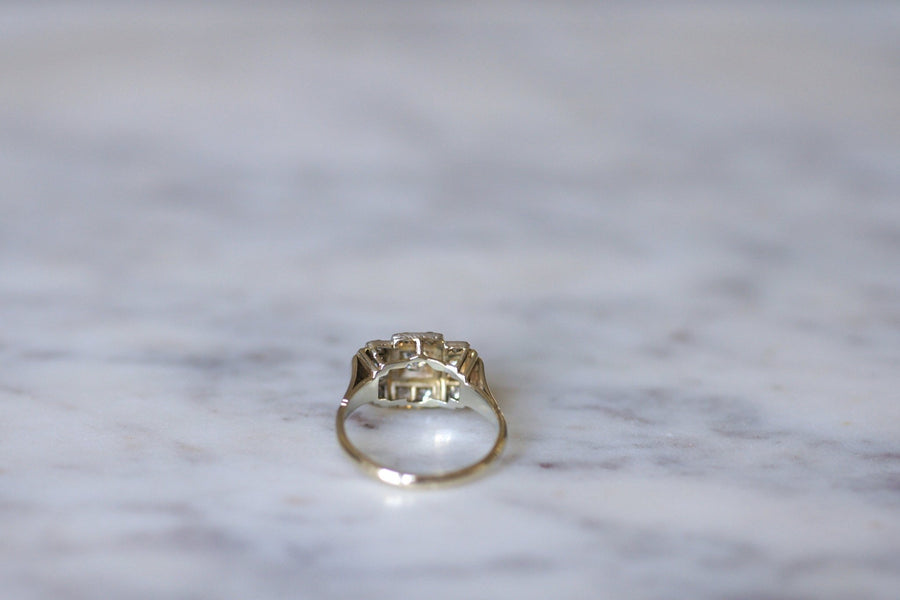 Art Deco Platinum and Diamond Ring - Penelope Gallery