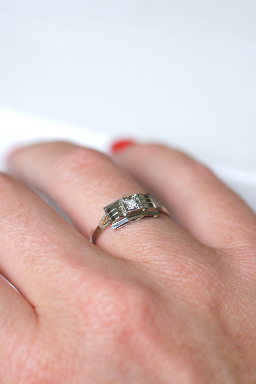 Art Deco diamond band ring - Penelope Gallery