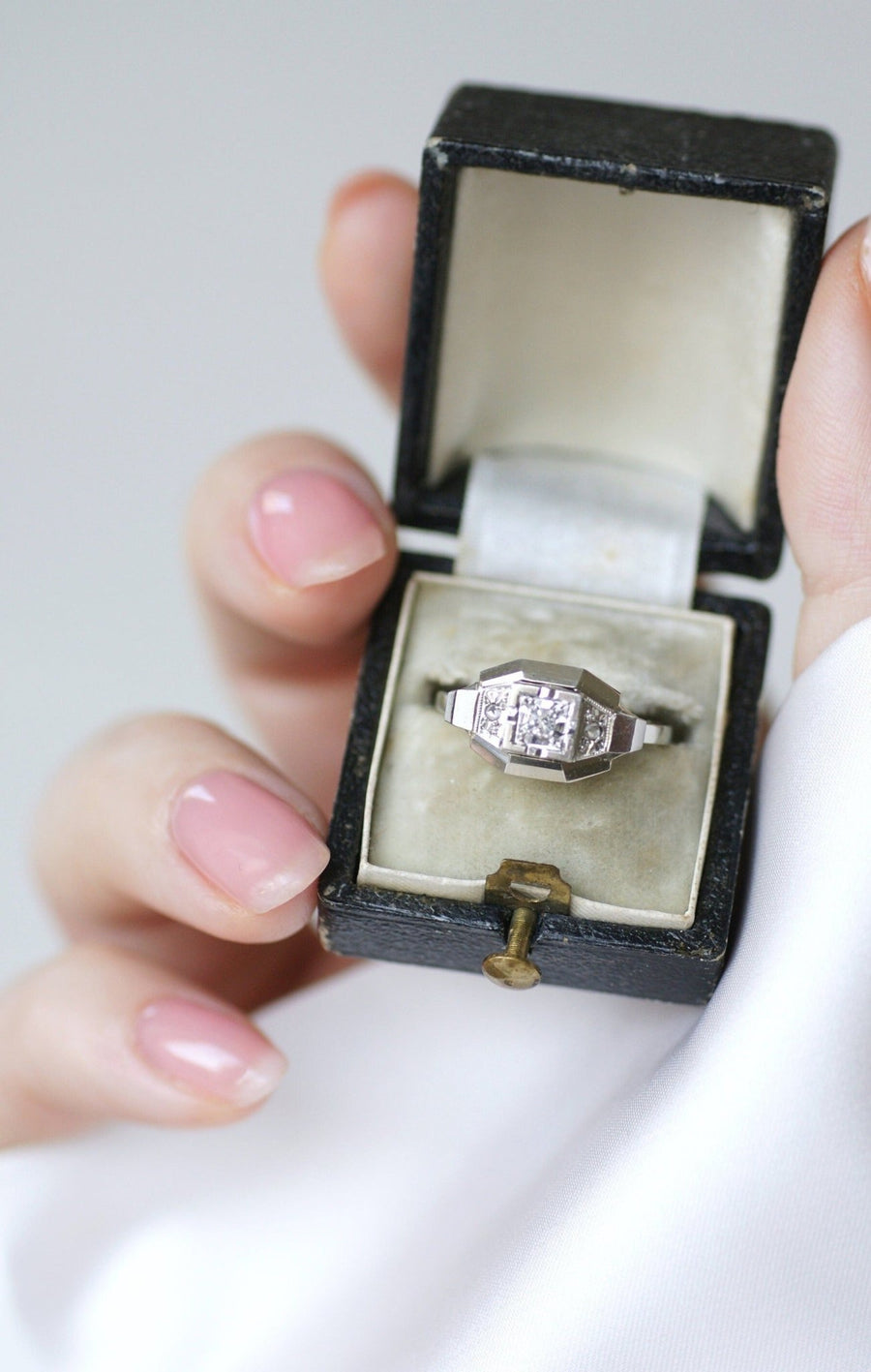 Art Deco diamond band ring - Penelope Gallery