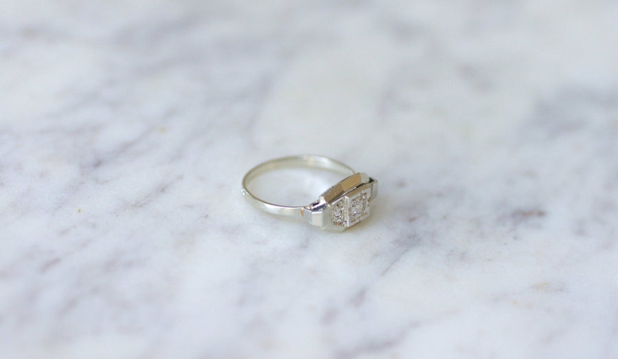 Art Deco diamond band ring - Penelope Gallery