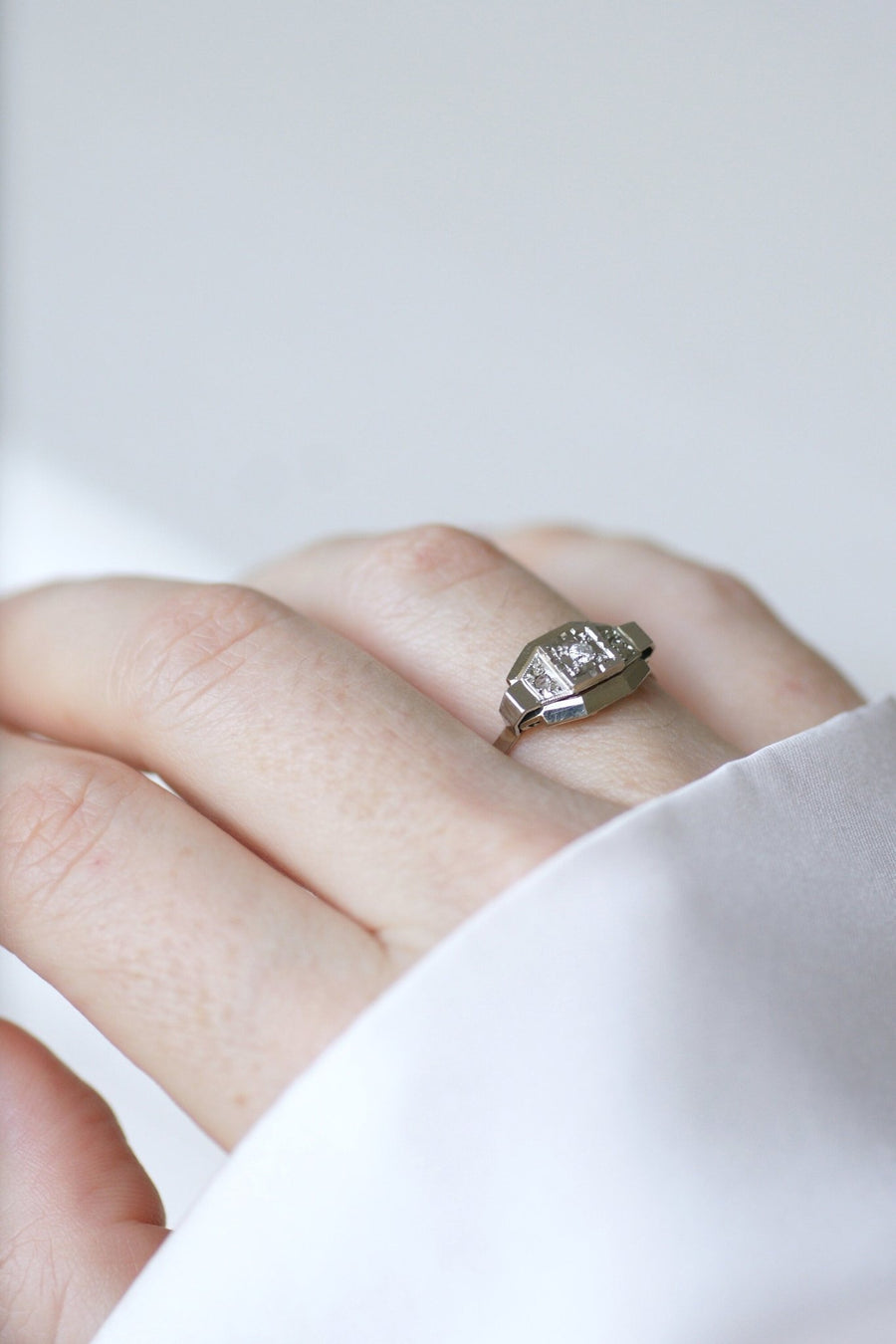Art Deco diamond band ring - Penelope Gallery