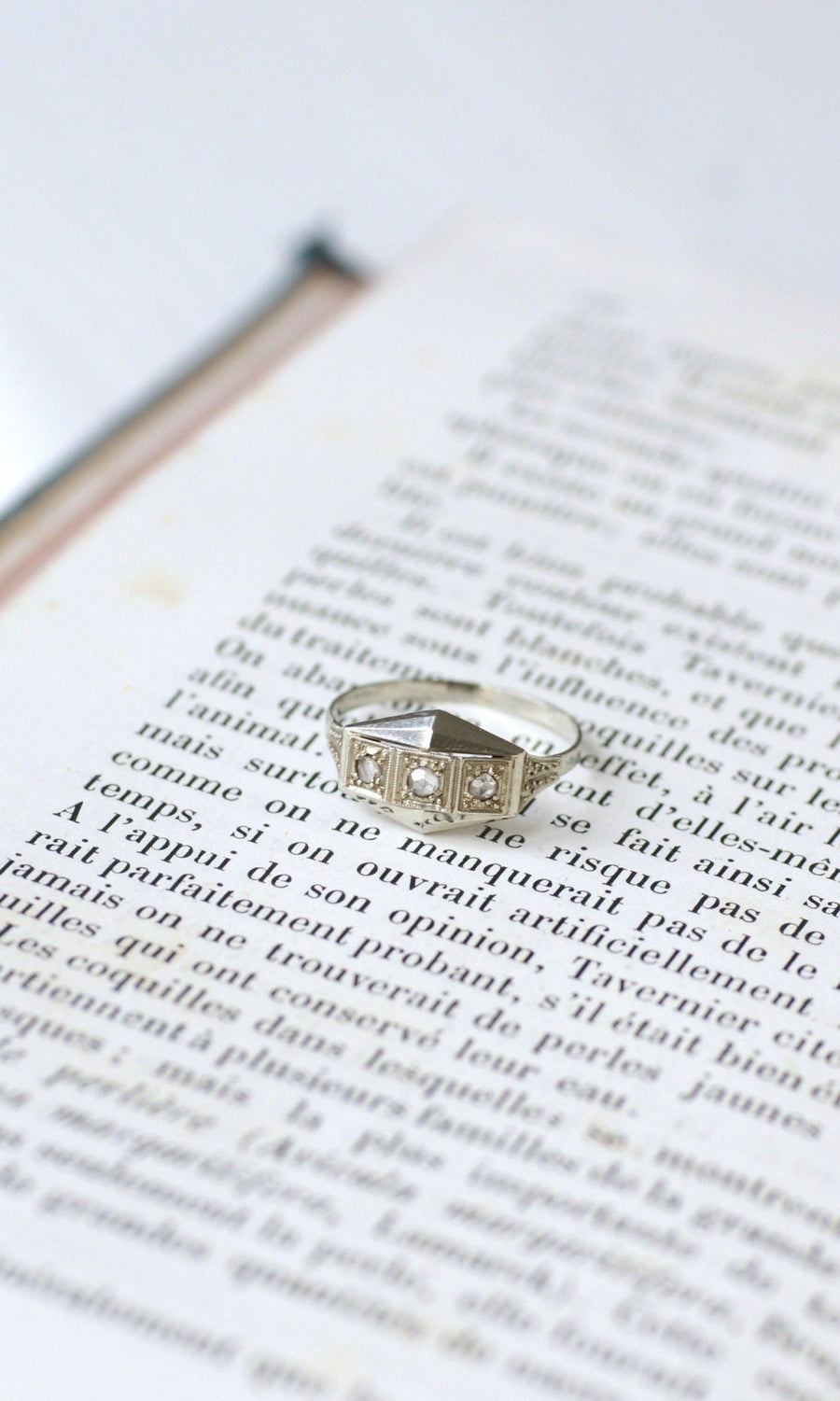 Art Deco diamond band ring - Penelope Gallery