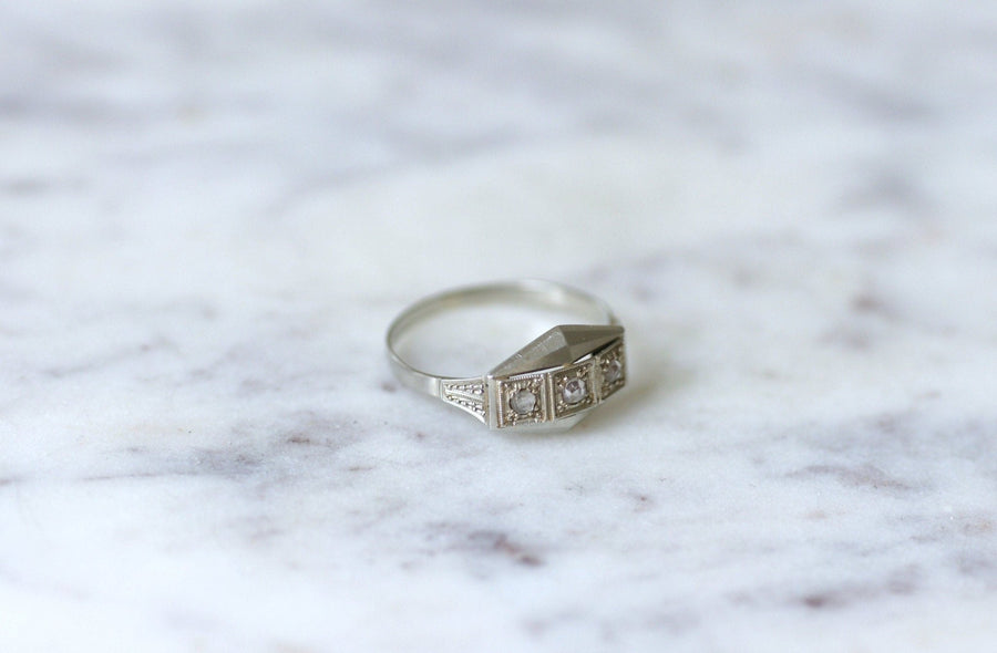 Art Deco diamond band ring - Penelope Gallery