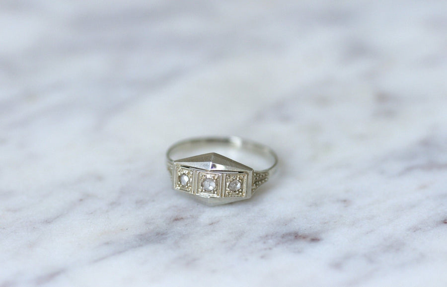 Art Deco diamond band ring - Penelope Gallery