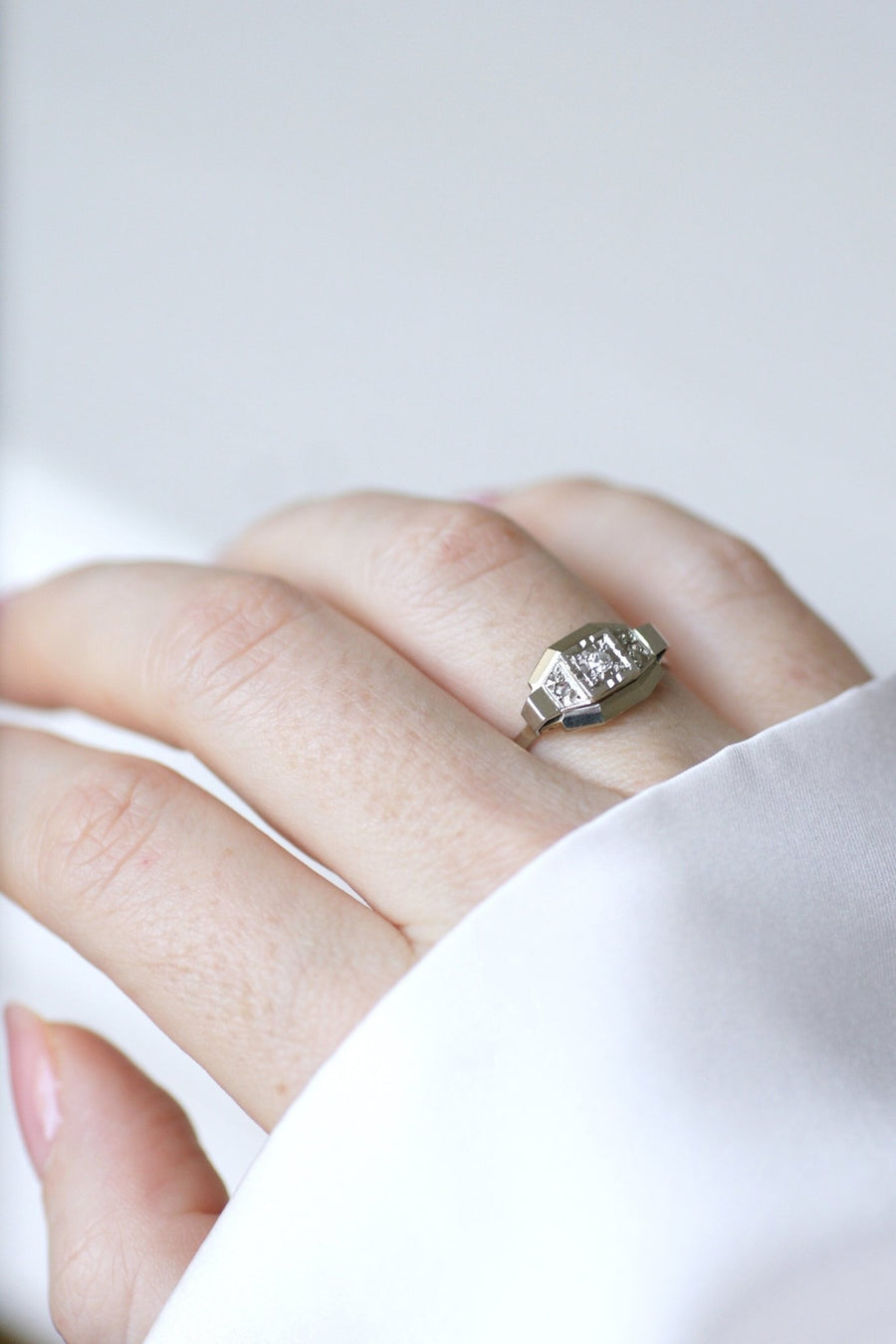 Art Deco diamond band ring - Penelope Gallery