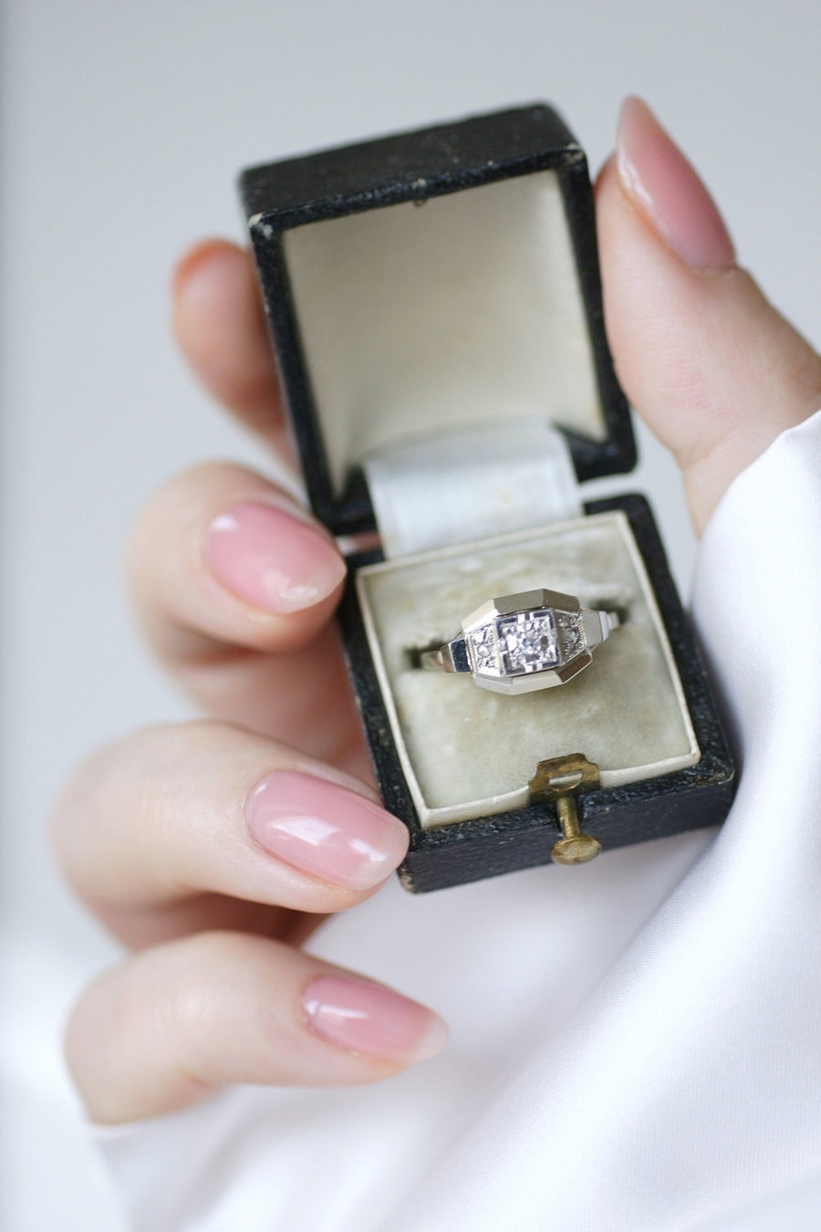 Art Deco diamond band ring - Penelope Gallery