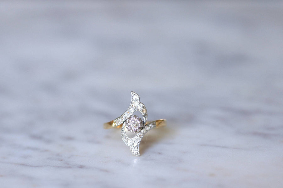 Belle Epoque diamond ring - Galerie Pénélope