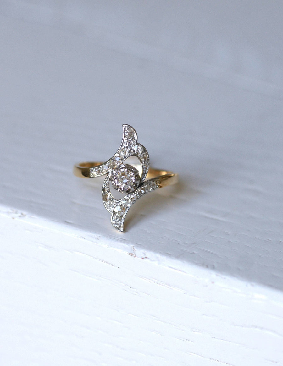Belle Epoque diamond ring - Galerie Pénélope
