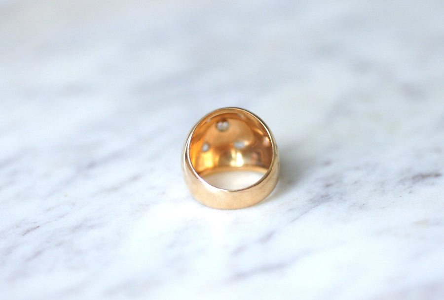 Pink gold and diamond constellation ring - Galerie Pénélope