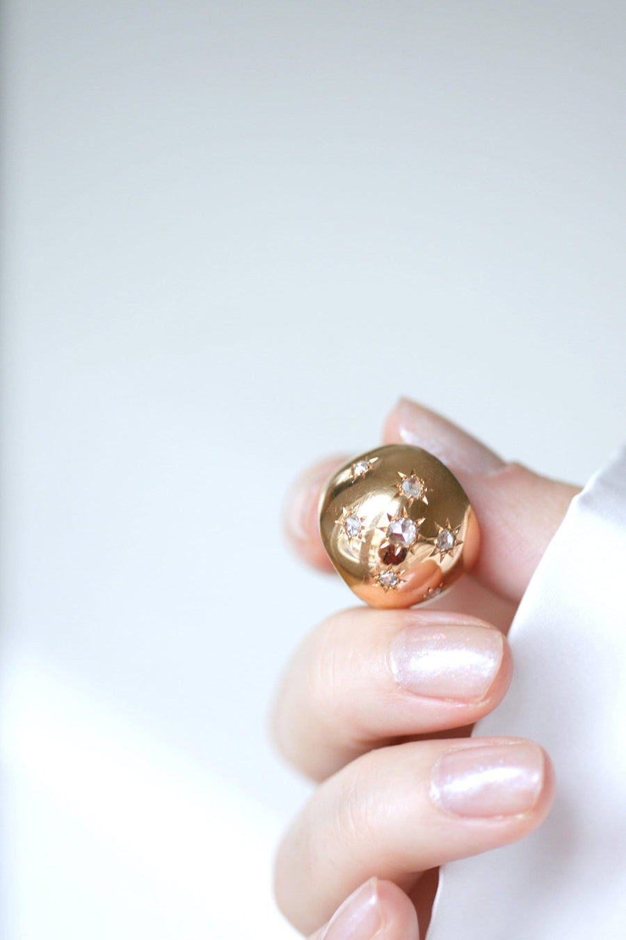 Pink gold and diamond constellation ring - Galerie Pénélope