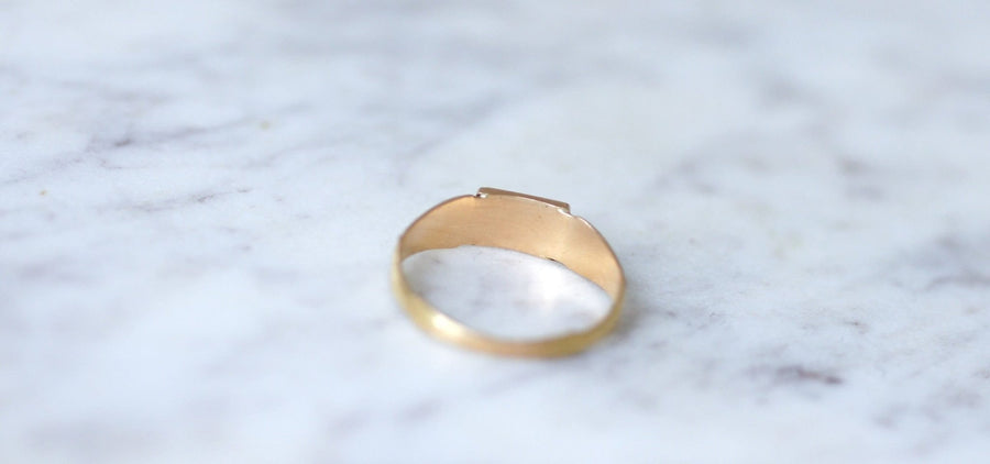 Regional gold and enamel Capelet ring - Galerie Pénélope