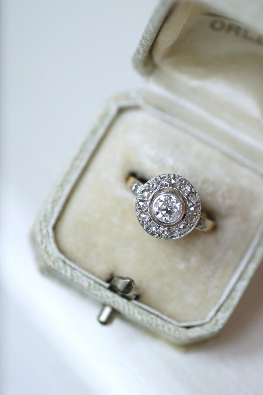 Round diamond target ring - Penelope Gallery