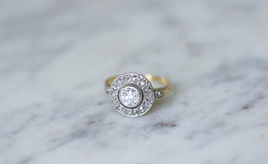 Round diamond target ring - Penelope Gallery