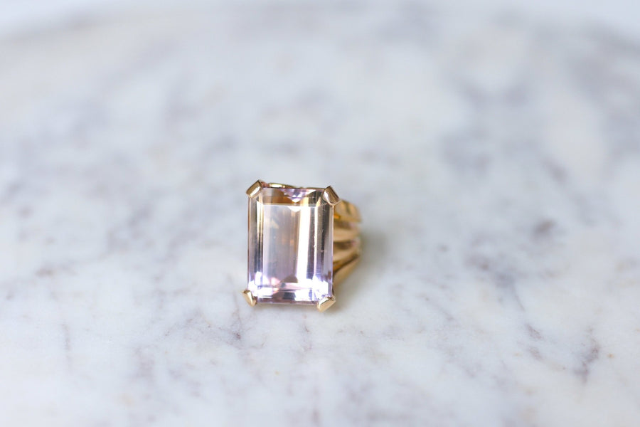 Vintage amethyst cocktail ring - Penelope Gallery