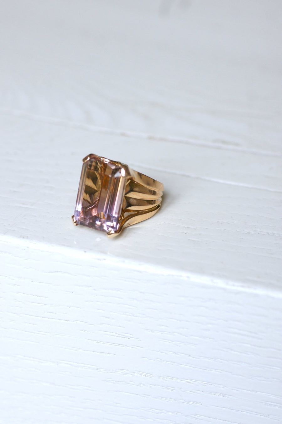 Vintage amethyst cocktail ring - Penelope Gallery