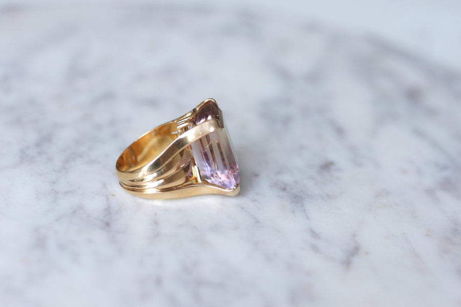 Vintage amethyst cocktail ring - Penelope Gallery