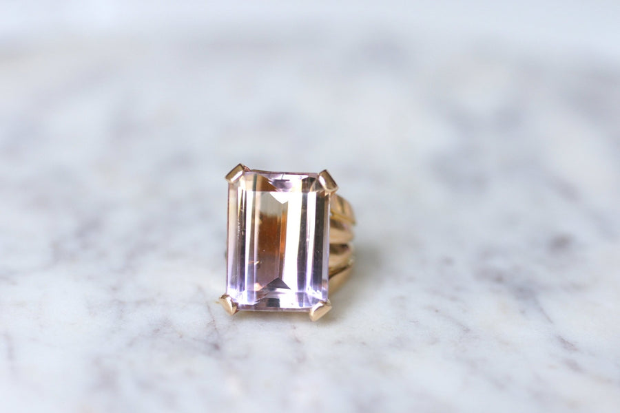 Vintage amethyst cocktail ring - Penelope Gallery