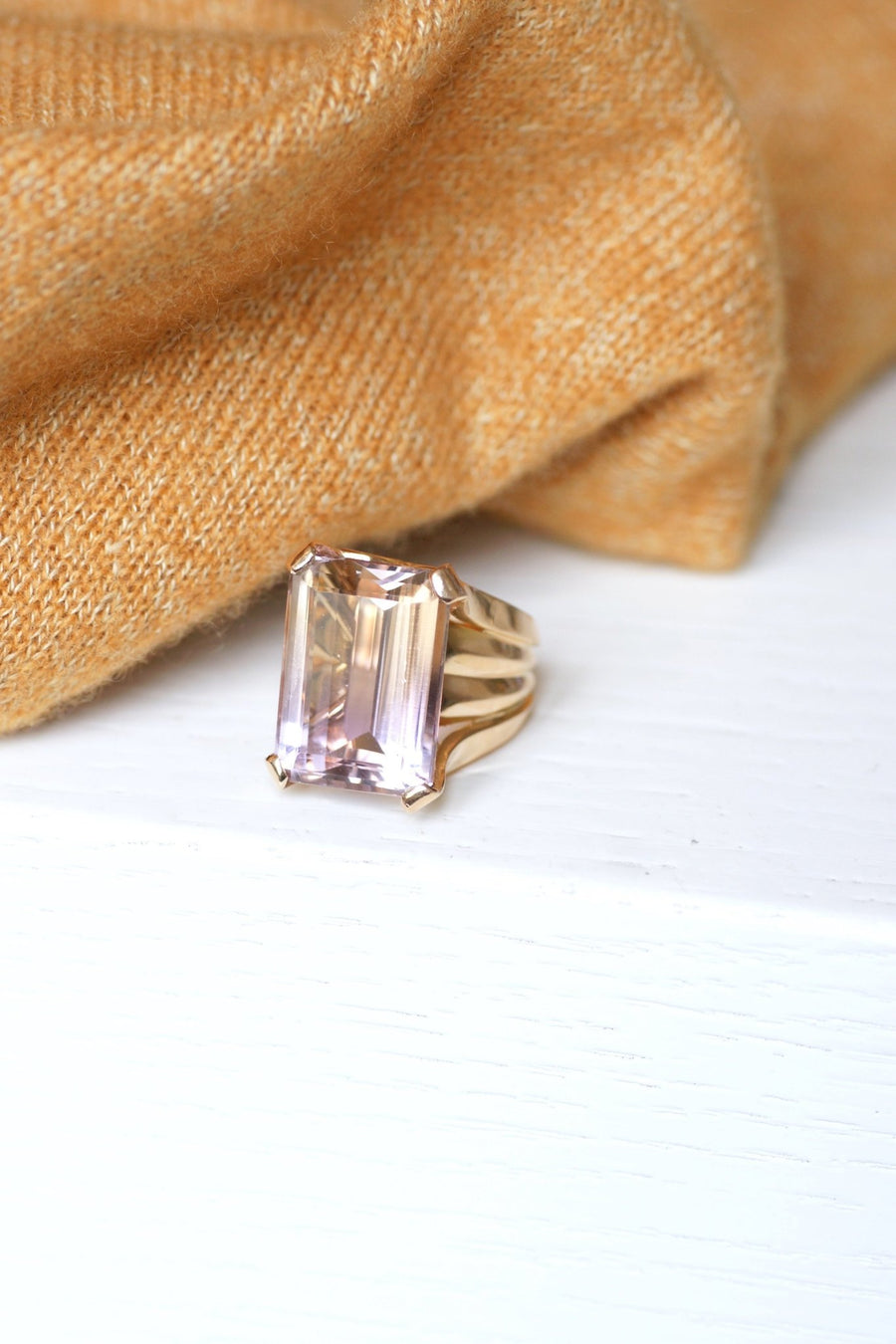 Vintage amethyst cocktail ring - Penelope Gallery