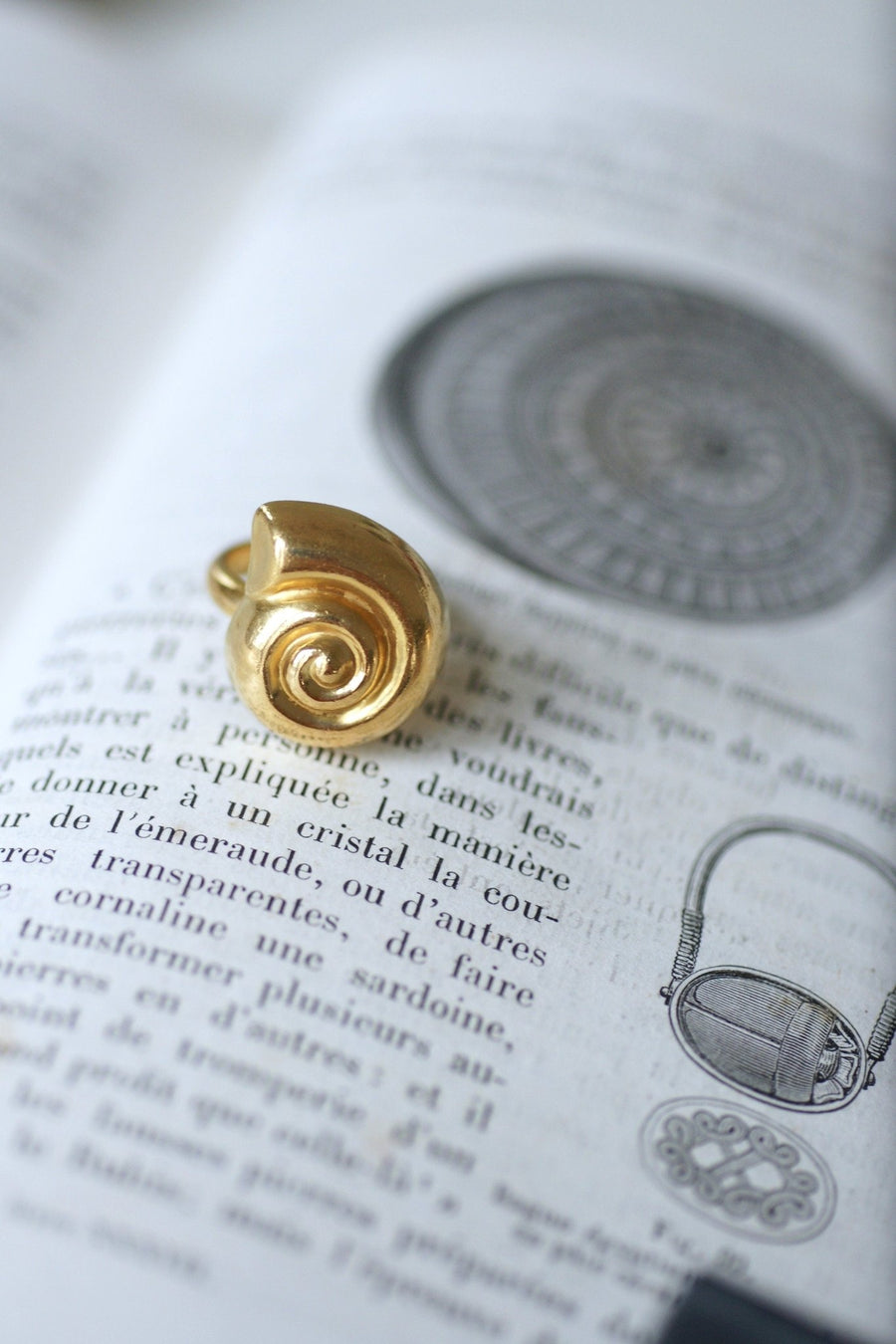 Lalaounis gold shell ring - Galerie Pénélope