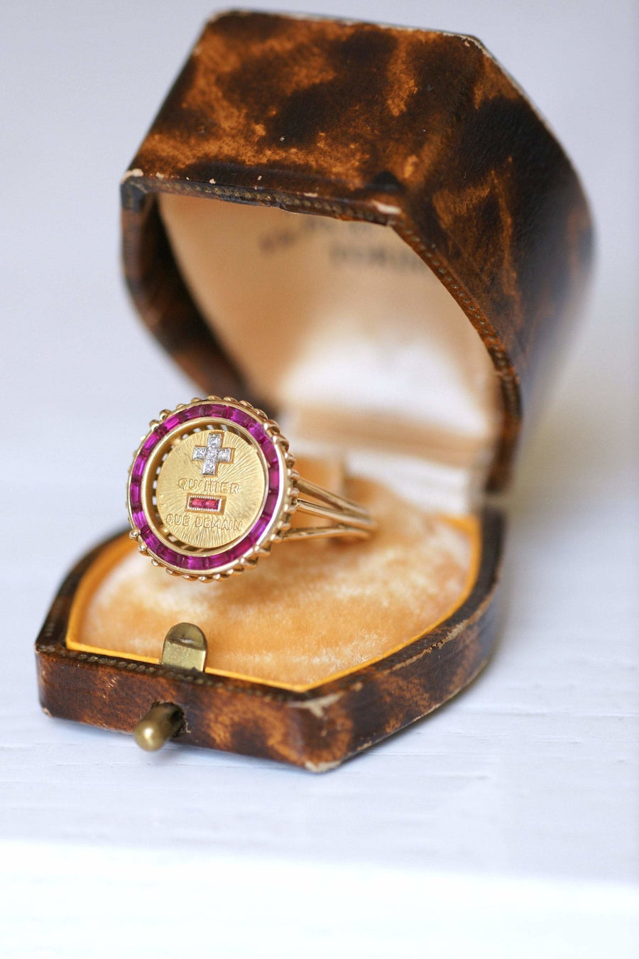 Vintage A.AUGIS love ring - Penelope Gallery