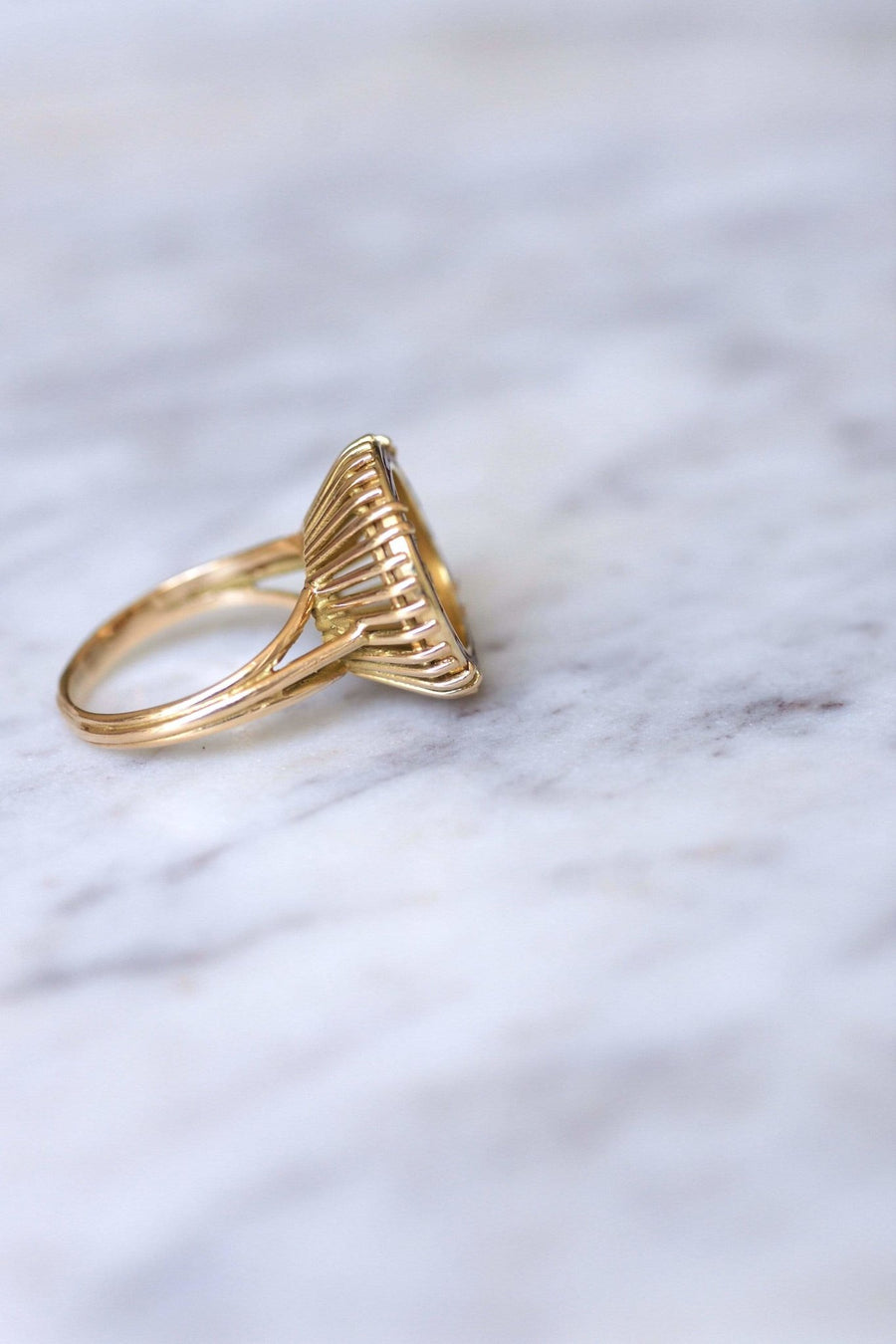 Vintage A.AUGIS love ring - Penelope Gallery