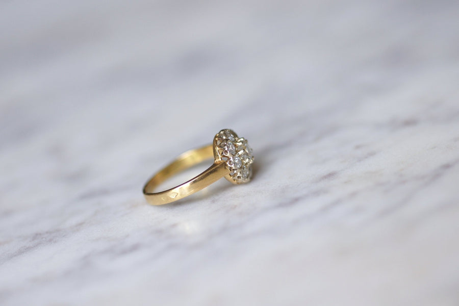 Antique daisy diamond engagement ring - Penelope Gallery